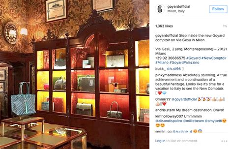 goyard in milan
